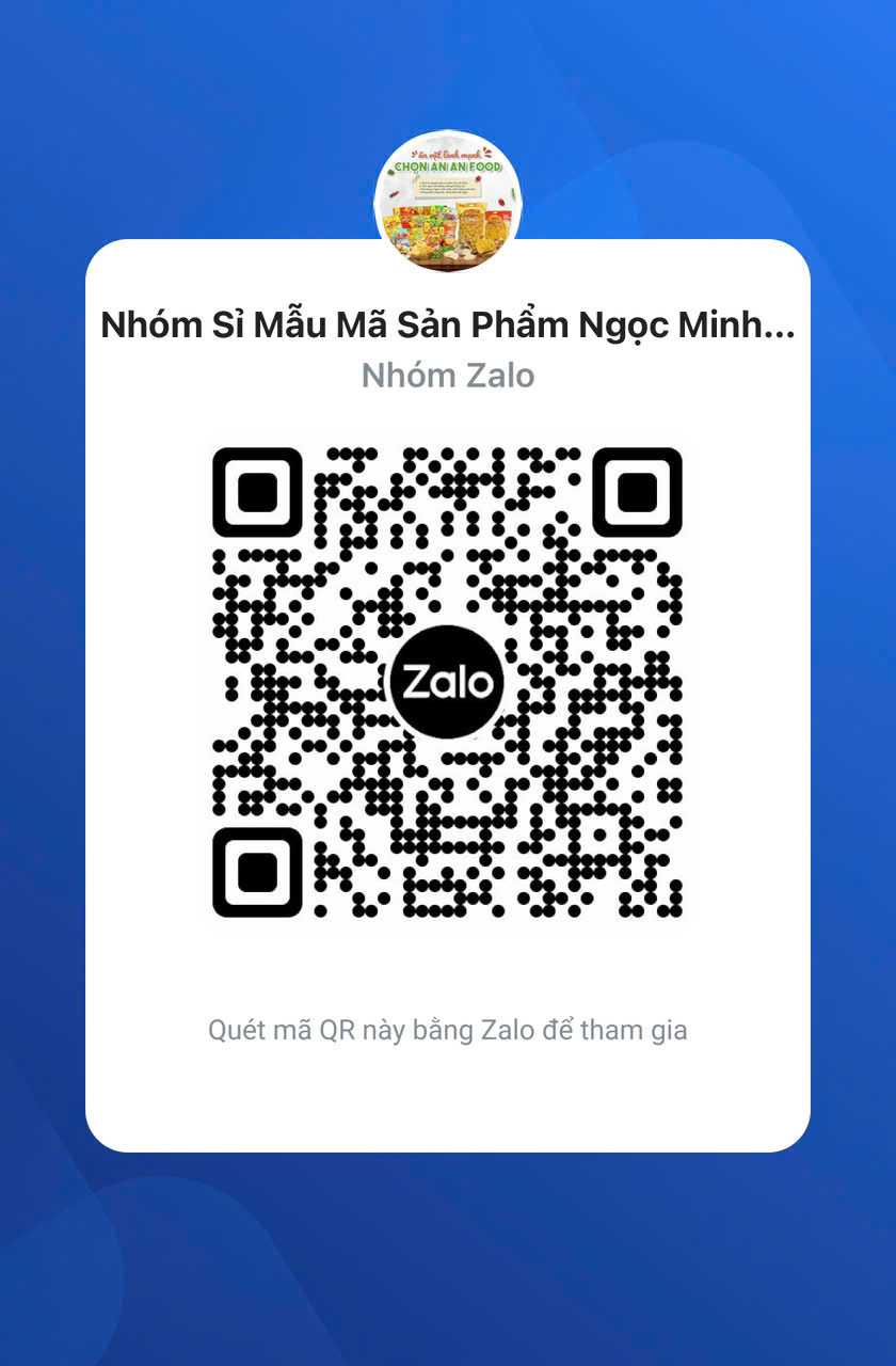 QR nhóm Zalo mua sỉ Ngọc Minh Food