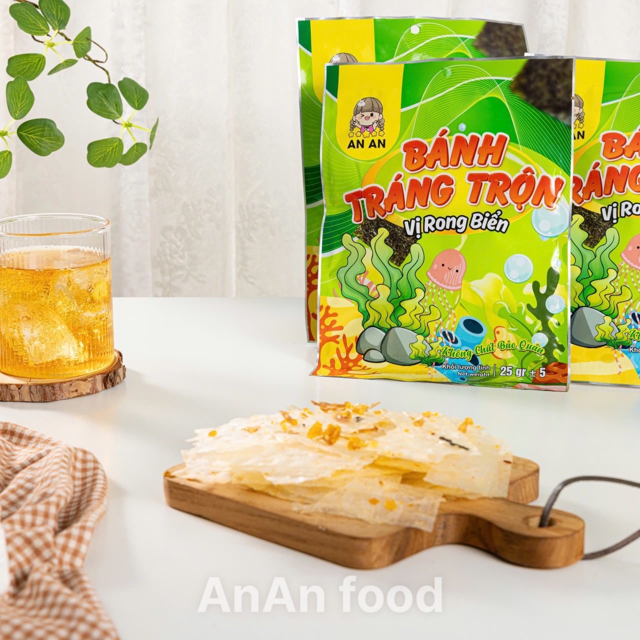 Bánh Tráng Trộn Vị Rong Biển An An