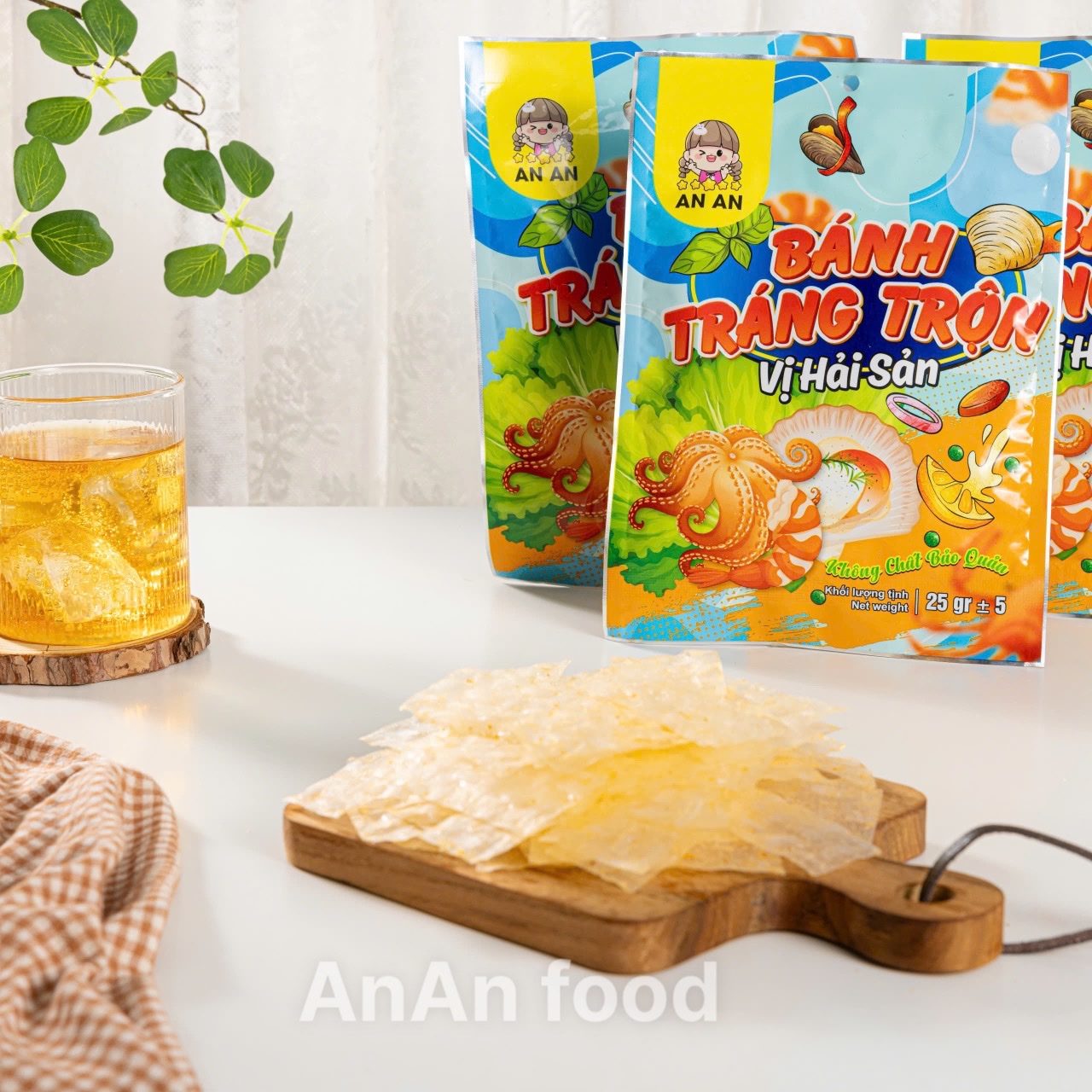 Bánh Tráng Trộn Vị Hải Sản An An